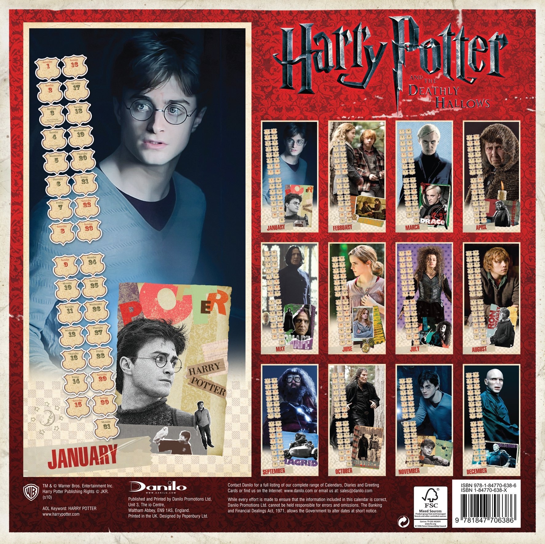 Full scan of DH 2011 Calendar released - HP Supporters